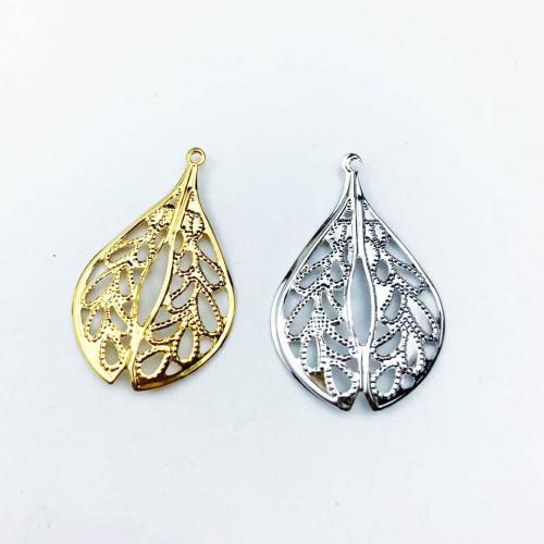 Fashion Iron Pendants plated fashion jewelry & hollow nickel lead & cadmium free Sold By Bag