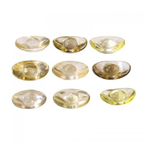 Décoration de mode , perles de citrine, lingot, pour la maison et le bureau & normes différentes pour le choix, Jaune, Vendu par PC