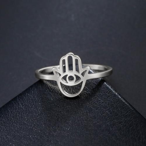 Stainless Steel Finger Ring 304 Stainless Steel plated & for woman Sold By PC