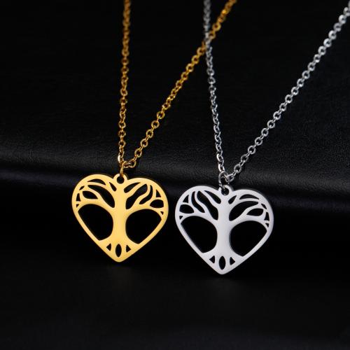 Stainless Steel Jewelry Necklace, 304 Stainless Steel, with 5CM extender chain, Heart, plated, different styles for choice & for woman & hollow, more colors for choice, 20.20x18.80mm, Length:45 cm, Sold By PC