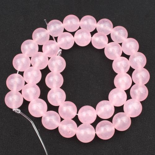 Natural Chalcedony Bead Round DIY Sold By Strand