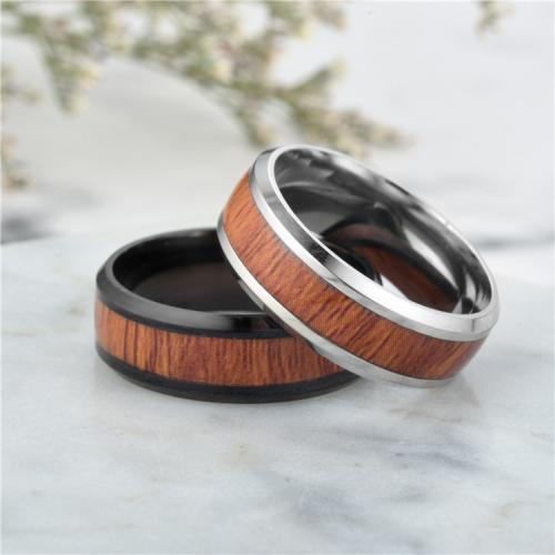 Prst prsten z nerezové oceli, 304 Stainless Steel, módní šperky & unisex & různé velikosti pro výběr, více barev na výběr, nikl, olovo a kadmium zdarma, Prodáno By PC