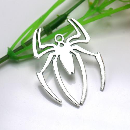 Zinc Alloy Animal Pendants Spider antique silver color plated fashion jewelry & DIY nickel lead & cadmium free Approx Sold By Bag