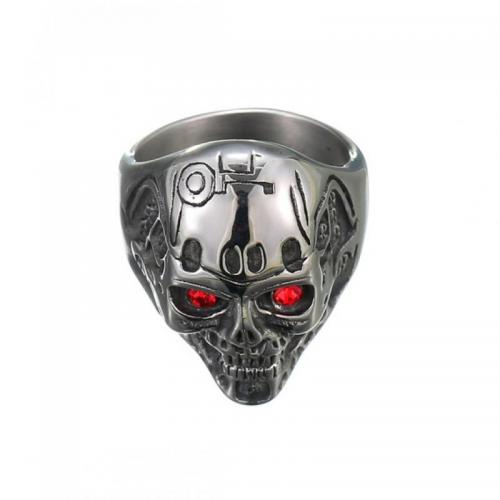 Titanium Steel Finger Ring plated fashion jewelry & for man nickel lead & cadmium free Sold By PC