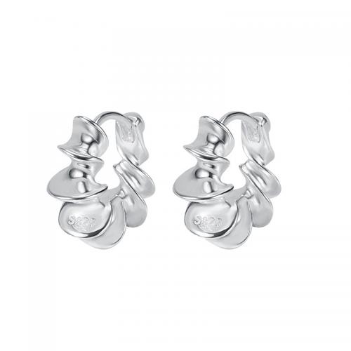 925 Sterling Silber Ohrringe, 925er Sterling Silber, Modeschmuck & für Frau, frei von Nickel, Blei & Kadmium, 16x15mm, verkauft von Paar