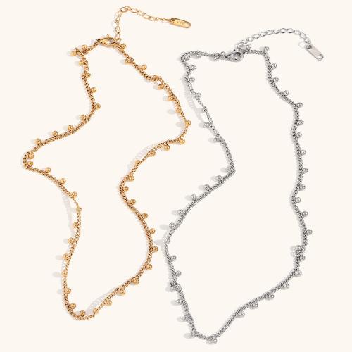 Edelstahl Schmuck Halskette, 316 L Edelstahl, mit Verlängerungskettchen von 5cm, Modeschmuck & für Frau, keine, verkauft per ca. 40 cm Strang