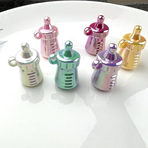 Acrylic Pendants, feeding bottle, stoving varnish, DIY, more colors for choice, 21x35mm, Approx 200PCs/Bag, Sold By Bag