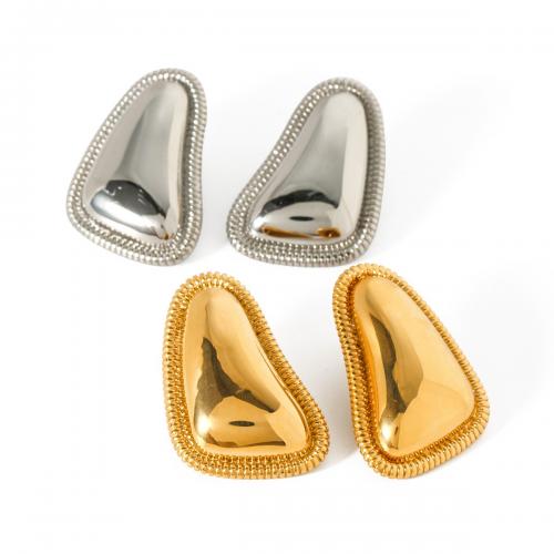 Edelstahl Ohrringe, 304 Edelstahl, plattiert, Modeschmuck & für Frau, keine, frei von Nickel, Blei & Kadmium, 35.70x25.10mm, verkauft von Paar