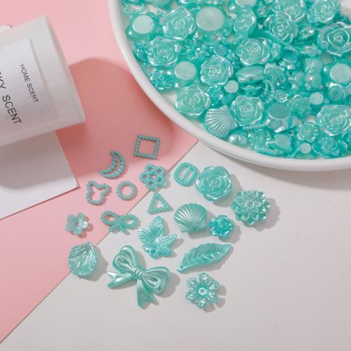 Perles en plastique ABS, modèle mixte & DIY, plus de couleurs à choisir, 10mm, 50sol/sac, Vendu par sac