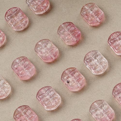 Perles murano faites à la main , chalumeau, fleur, DIY, plus de couleurs à choisir, 13x18mm, Vendu par PC