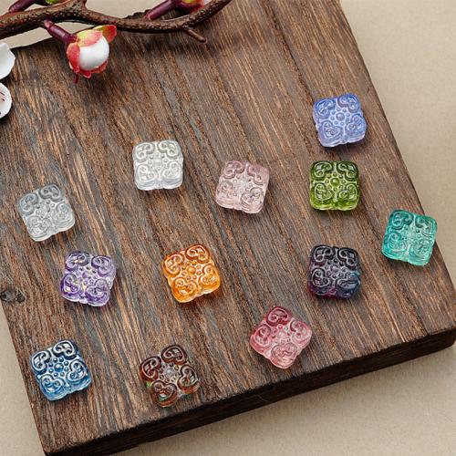 Perles murano faites à la main , chalumeau, fleur, DIY, plus de couleurs à choisir, 14mm, Vendu par PC