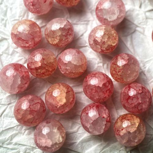 Perles murano faites à la main , chalumeau, Rond, vernis au four, DIY & craquelure, plus de couleurs à choisir, 10mm, 50PC/sac, Vendu par sac