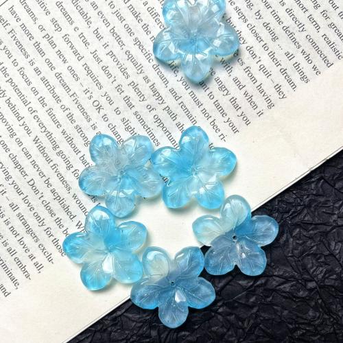 Lampwork Beads Flower stoving varnish DIY 27mm Sold By PC