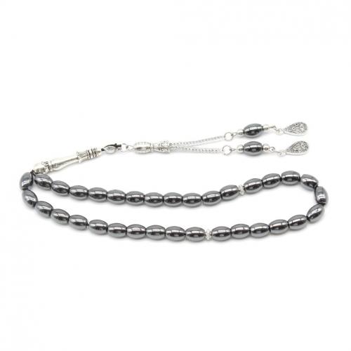 Fashion Bracelet & Bangle Jewelry Hematite with Zinc Alloy silver color plated fashion jewelry & Unisex Sold By PC