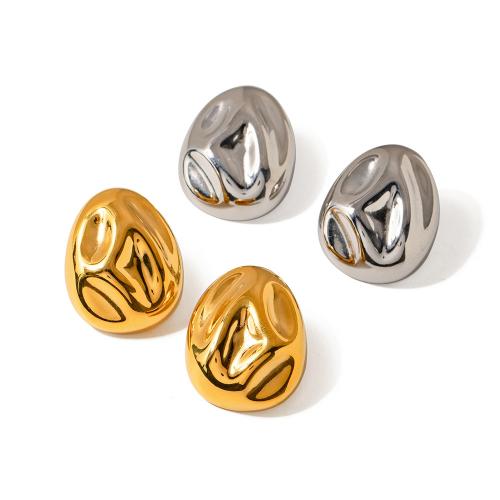 Boucle d'oreille de gaujon en acier inoxydable, Acier inoxydable 304, bijoux de mode & pour femme, plus de couleurs à choisir, 32.20x26.30mm, Vendu par paire