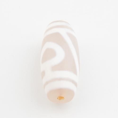 Perles agate dzi tibétaine naturelle, agate Tibétaine, tambour, DIY, 27.50x11.50mm, Trou:Environ 2mm, Vendu par PC