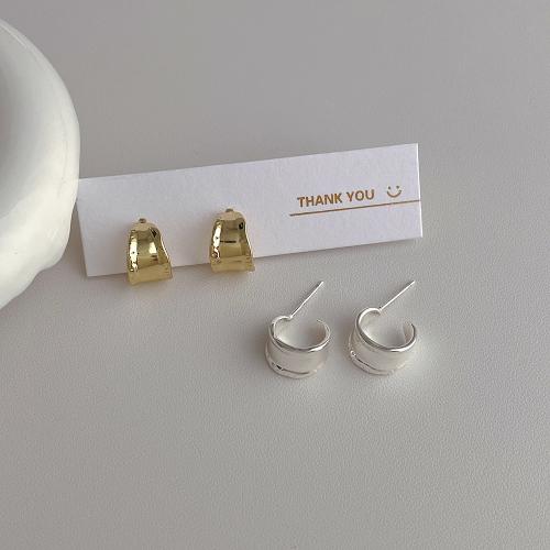 Brass Stud Earring, plated, fashion jewelry, more colors for choice, nickel, lead & cadmium free, 13x13mm, Sold By Pair