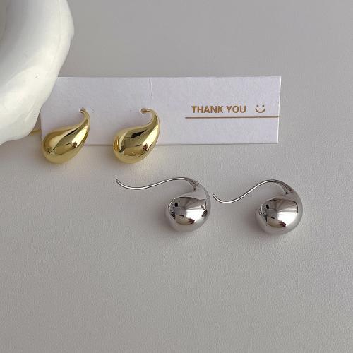 Brass Stud Earring, plated, fashion jewelry, more colors for choice, nickel, lead & cadmium free, 16x24mm, Sold By Pair