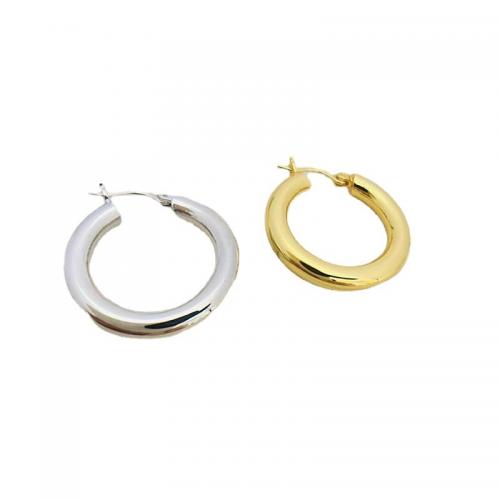 Messing Leverback Ohrring, plattiert, Modeschmuck & für Frau, keine, frei von Nickel, Blei & Kadmium, 22x22mm, verkauft von Paar