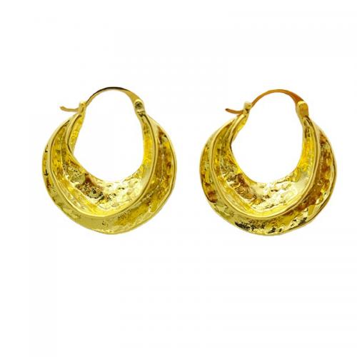 Brass Leverback Earring, 18K gold plated, fashion jewelry & for woman, nickel, lead & cadmium free, 25x25mm, Sold By Pair