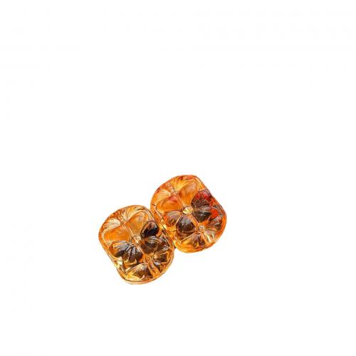 Perles murano faites à la main , chalumeau, vernis au four, DIY & avec le motif de fleurs, plus de couleurs à choisir, 13x23mm, Vendu par PC