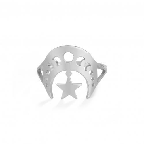 Titantium Steel δάχτυλο του δακτυλίου, Titanium Steel, κοσμήματα μόδας & για άνδρες και γυναίκες & διαφορετικό μέγεθος για την επιλογή & κοίλος, περισσότερα χρώματα για την επιλογή, 14.60mm, Sold Με PC