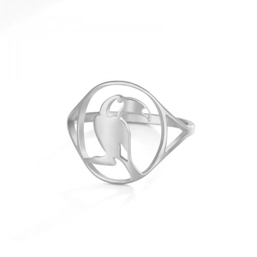 Пальцевидное Кольцо Титановой Стали, титан, ювелирные изделия моды & Мужская & разный размер для выбора & отверстие, Много цветов для выбора, 15.20mm, продается PC