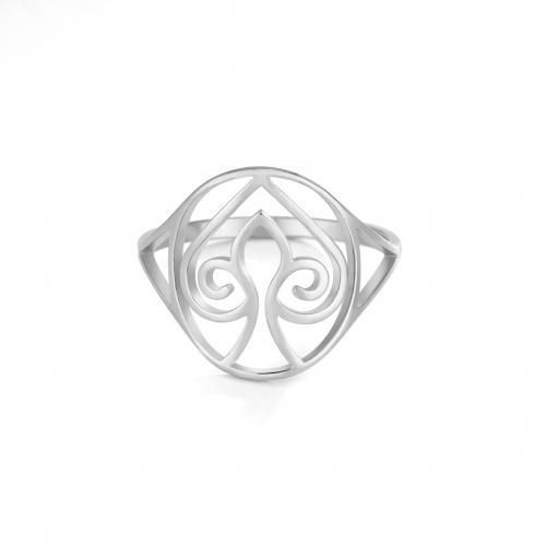 Пальцевидное Кольцо Титановой Стали, титан, ювелирные изделия моды & Мужская & разный размер для выбора & отверстие, Много цветов для выбора, 15.20mm, продается PC