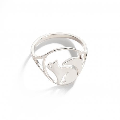 Titanium Čelik Finger Ring, modni nakit & bez spolne razlike & različite veličine za izbor & šupalj, više boja za izbor, Prodano By PC