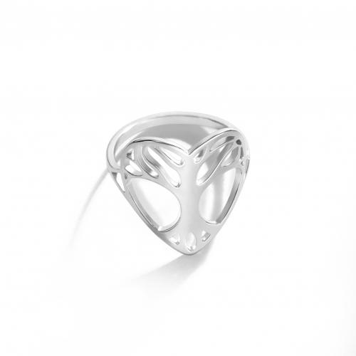 Titanium Čelik Finger Ring, Srce, modni nakit & bez spolne razlike & različite veličine za izbor & šupalj, više boja za izbor, 18.10mm, Prodano By PC