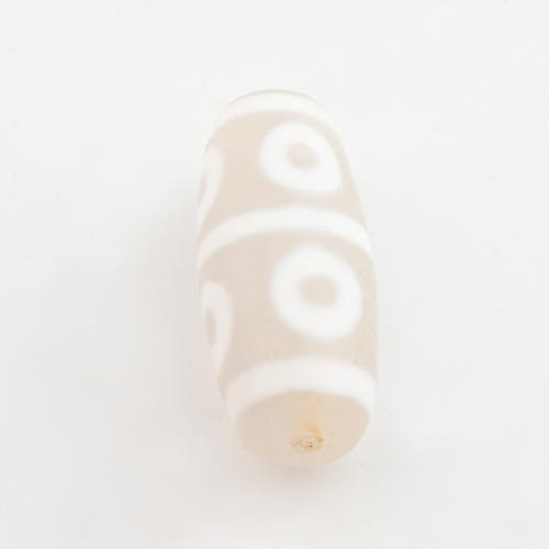 Natural Tibetan Agate Dzi Beads, DIY, 27.50x12mm, Hole:Approx 2mm, Sold By PC
