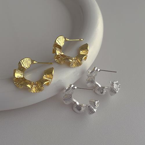 Messing oorbelknoppen, plated, mode sieraden, meer kleuren voor de keuze, nikkel, lood en cadmium vrij, 22x23mm, Verkocht door pair