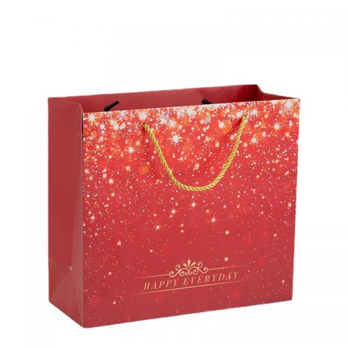 Fashion Gift Bag, Papier, verschillende grootte voor keus, rood, 10pC's/Lot, Verkocht door Lot