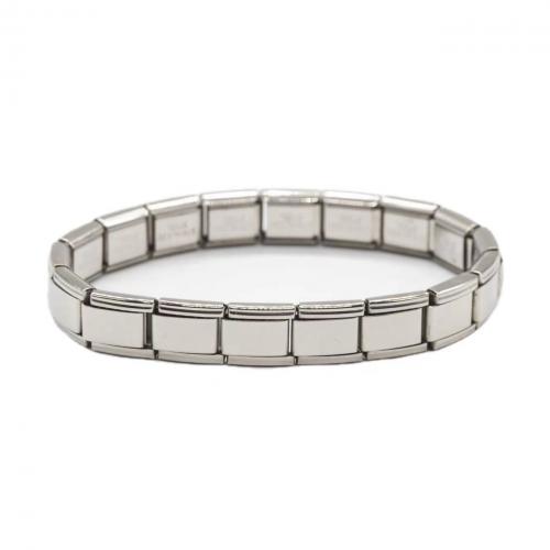 Stainless Steel Jewelry Bracelet, 201 Stainless Steel, polished, fashion jewelry & Unisex, nickel, lead & cadmium free, 9mm, Length:Approx 18 cm, Sold By PC