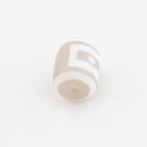 Natürliche Tibetan Achat Dzi Perlen, Trommel, DIY, 13x10.50mm, Bohrung:ca. 2mm, verkauft von PC