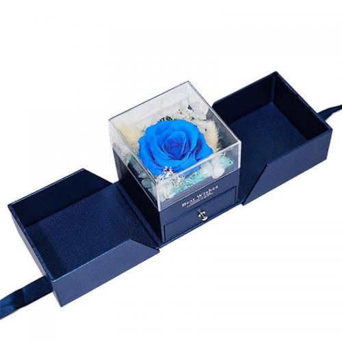 Plastic Gift Set, with Paper, Rose, multifunctional, more colors for choice, 100x95x110mm, Sold By Box
