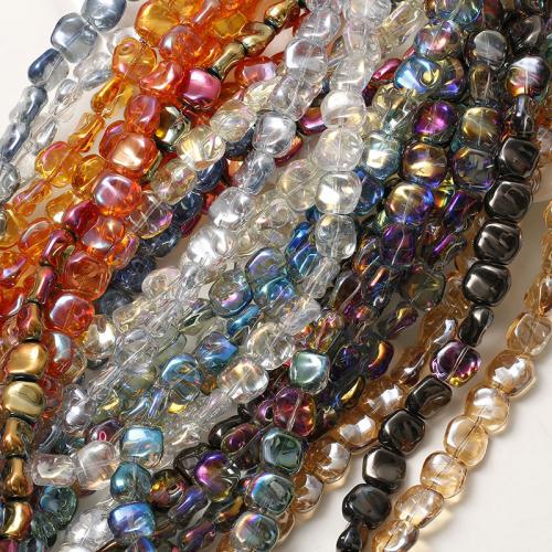 Perles en verre de mode, DIY, plus de couleurs à choisir, 10x11mm, Environ 60PC/brin, Vendu par brin
