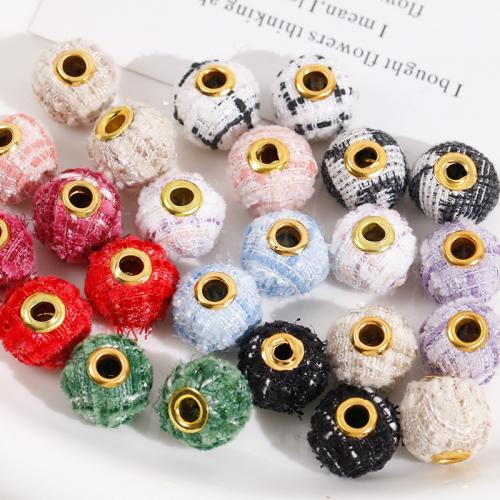 Mixed Jewelry Beads Cloth with Zinc Alloy DIY Sold By PC
