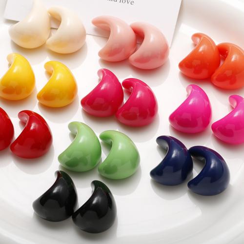 Resin Jewelry Findings, Teardrop, DIY, more colors for choice, 26x19mm, Sold By PC