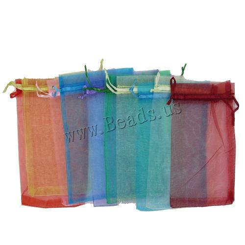 Organza Gift Candy Sheer Bags Mesh Jewelry Pouches Drawstring Bulk for Wedding Party Favors Rectangle Drawstring Jewelry Pouches Bags