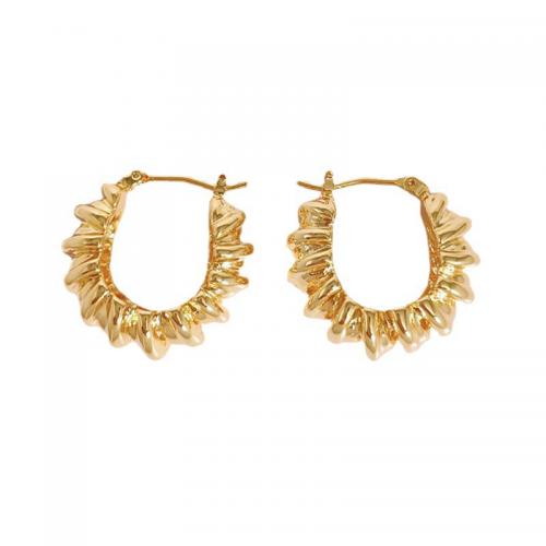 Messing Leverback Ohrring, 18K vergoldet, Modeschmuck & für Frau, frei von Nickel, Blei & Kadmium, 25mm, verkauft von Paar