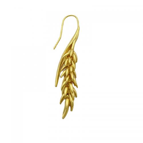 Messing Tropfen Ohrringe, 18K vergoldet, Modeschmuck & für Frau, frei von Nickel, Blei & Kadmium, 55x48mm, verkauft von Paar