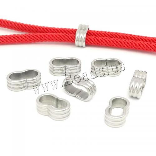 Stainless Steel Positioning Bead, plated, durable & DIY, original color, 5x10mm, 100PCs/Bag, Sold By Bag