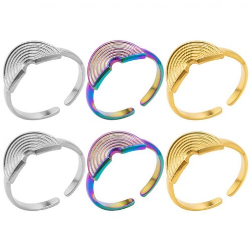 Stainless Steel Finger Ring, 304 Stainless Steel, Vacuum Ion Plating, fashion jewelry & Unisex, more colors for choice, 9mm, US Ring Size:8, Sold By PC