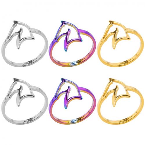 Stainless Steel Finger Ring 304 Stainless Steel Vacuum Ion Plating fashion jewelry & Unisex & hollow US Ring Sold By PC