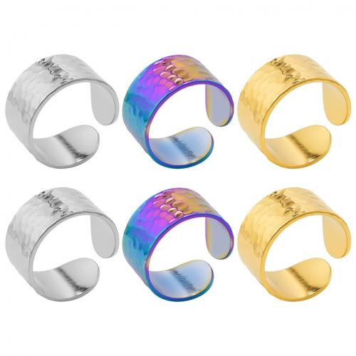 Stainless Steel Finger Ring, 304 Stainless Steel, Vacuum Ion Plating, fashion jewelry & Unisex, more colors for choice, 10mm, US Ring Size:8, Sold By PC