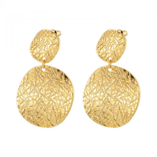 Brass Stud Earring Round plated fashion jewelry & for woman nickel lead & cadmium free Sold By Pair