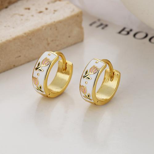 925 Sterling Silver Hoop Earrings plated fashion jewelry & for woman & enamel nickel lead & cadmium free Sold By Pair
