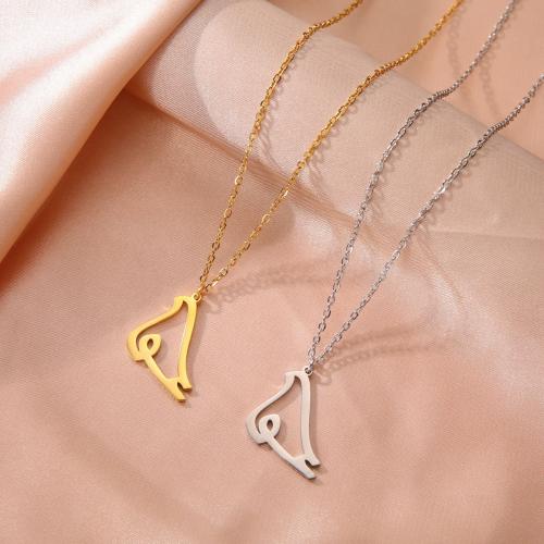 Titanium Steel Necklace with 5CM extender chain Bird plated fashion jewelry & for woman & hollow Length 45 cm Sold By PC