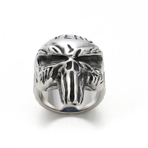Prst prsten z nerezové oceli, 304 Stainless Steel, pomazání, různé velikosti pro výběr & různé styly pro výběr & pro muže, nikl, olovo a kadmium zdarma, Prodáno By PC
